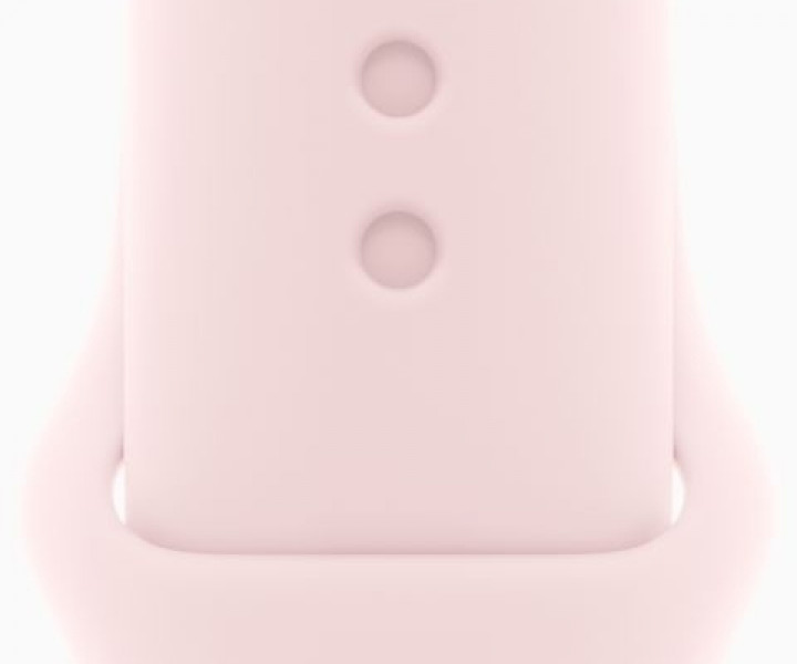 Apple Watch Series 9 GPS 41mm Pink Aluminum Case w. Light Pink Sport Band - S/M (MR933)